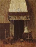 Jacobus Vrel An Old Woman at he Fireplace china oil painting reproduction